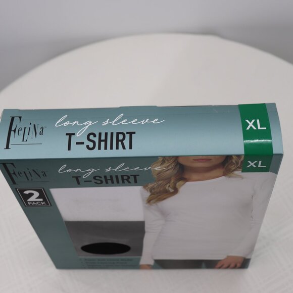 Felina Long Sleeve 2-Pack T-shirt Size XL New in Box - Picture 5 of 8